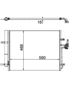 COMPATIBLE CON COND FORD MONDEO IV