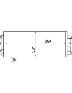COMPATIBLE CON CONDENSADOR RENAULT MASTER MOVANO 1997