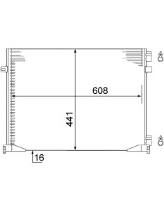 COMPATIBLE CON CONDENSADOR RENAULT TRAFIC VIVARO...