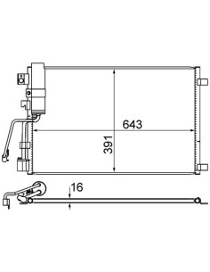 COMPATIBLE CON CONDENSADOR NISSAN QASHQAI 07