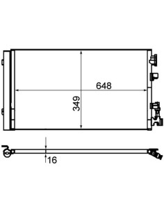 COMPATIBLE CON CONDENSADOR RENAULT 1.5 DCI 2008
