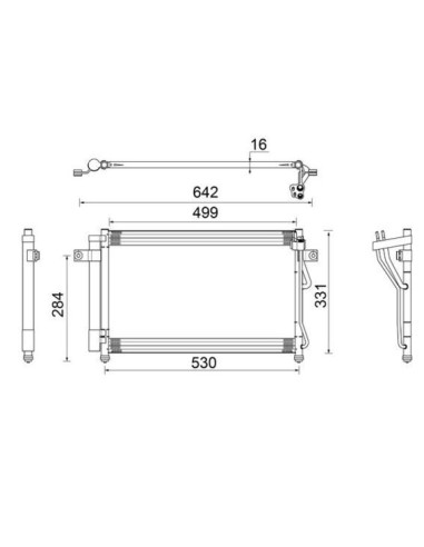 COMPATIBLE CON CONDENSADOR HYUNDAI GETZ 02