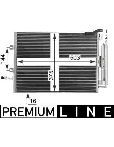 COMPATIBLE CON CONDENSADOR RENAULT CLIO MODUS...