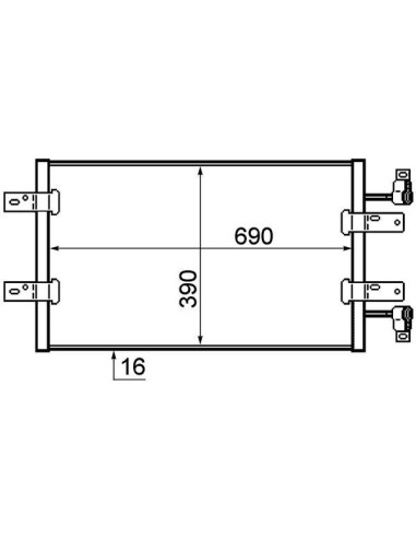 COMPATIBLE CON CONDENSADOR RENAULT TRAFIC 2.5...