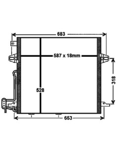 COMPATIBLE CON CONDENSADOR MERCEDES M W164 08