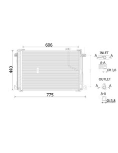 COMPATIBLE CON CONDENSADOR MERCEDES W204 2007