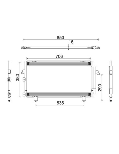 COMPATIBLE CON CONDENSADOR TOYOTA RAV 4 II XA2