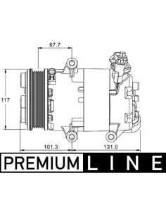 COMPATIBLE CON COMPRESSOR FORD GALAXY III SMAX 1.8