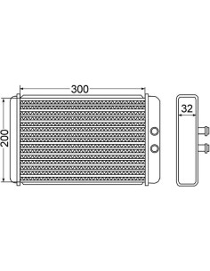 COMPATIBLE CON RADIADOR CALEFACCION CITROEN JUMPER I 9402
