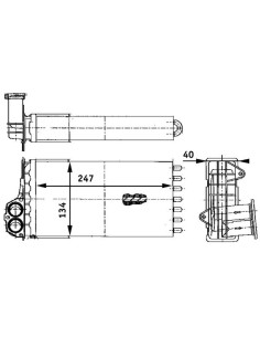 COMPATIBLE CON RADIADOR CALEFACCION PSA 206