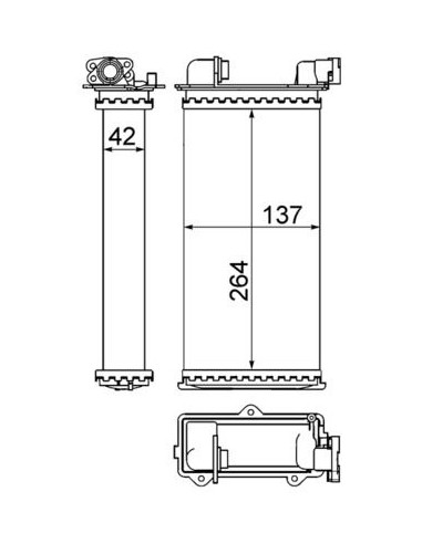 COMPATIBLE CON RAD. CALEFACCION BMW SERIE 3 E30