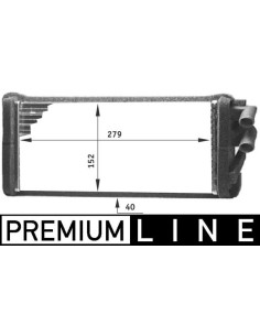 COMPATIBLE CON RAD. CALEFACCION VOLKSWAGEN 100 II,III,IV...