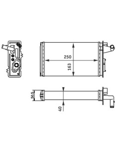 COMPATIBLE CON RAD. CALEFACCION GRUPO FIAT 155
