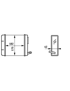 COMPATIBLE CON RAD. CALEFACCION FIAT PANDA