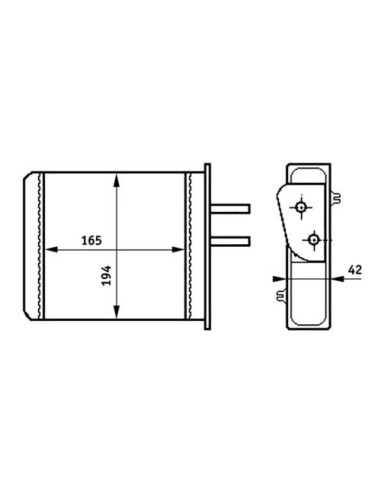 COMPATIBLE CON RAD. CALEFACCION FIAT PUNTO I...