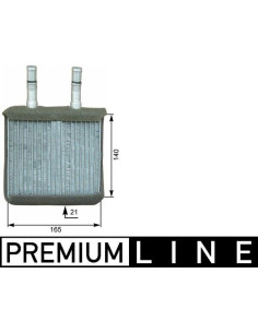 COMPATIBLE CON RADIADOR CALEFACCION HYUNDAI ATOS 98
