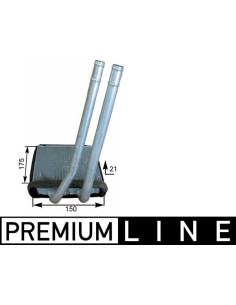 COMPATIBLE CON RADIADOR CALEFACCION KIA PICANTO BA