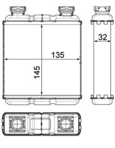 COMPATIBLE CON RADIADOR CALEFACCION SMART 2007