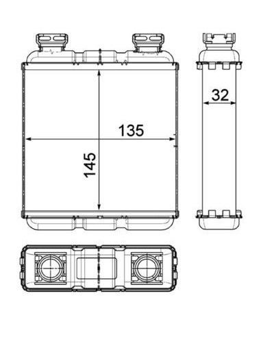 COMPATIBLE CON RADIADOR CALEFACCION SMART 2007
