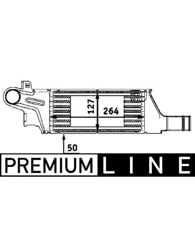 COMPATIBLE CON INTERCOOLER OPEL CORSA CON 1.7...