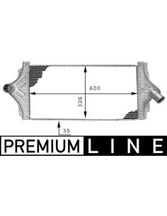 COMPATIBLE CON INTERCOOLER RENAULT ESPEJOACE III 2.2 dCi