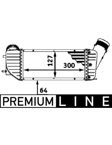 COMPATIBLE CON INTERCOOLER PSA 307 2.0 HDI 90