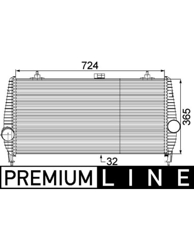 COMPATIBLE CON INTERCOOLER PEUGEOT 407 2.2HDI 06