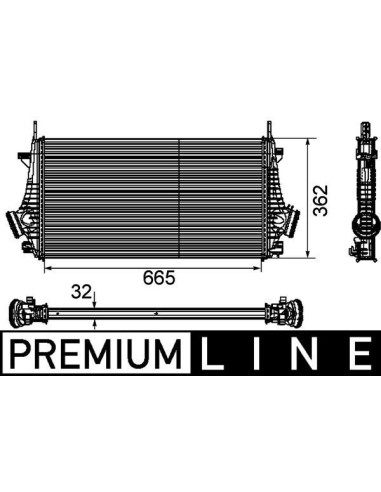 COMPATIBLE CON INTERCOOLER OPEL INSIGNIA 2008