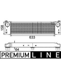 COMPATIBLE CON INTERCOOLER MERCEDES VITO W639