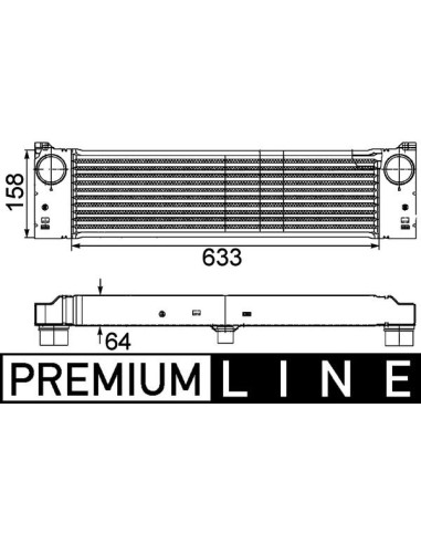 COMPATIBLE CON INTERCOOLER MERCEDES VITO W639