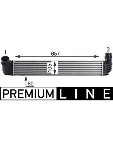 COMPATIBLE CON INTERCOOLER RENAULT MEGANE COUPE...