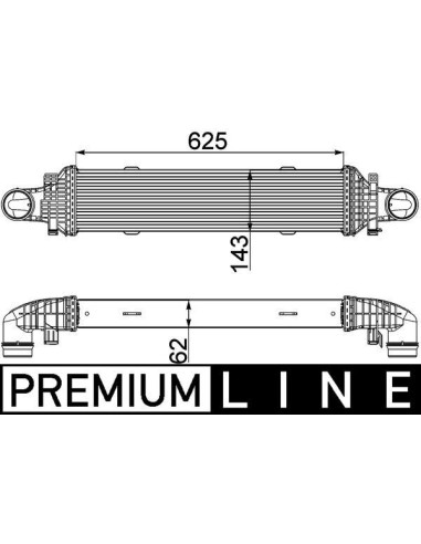 COMPATIBLE CON INTERCOOLER MERCEDES W204 C220...