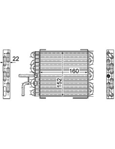 COMPATIBLE CON RADIADOR COMBUSTIVEL MERCEDES W203 C200...