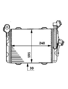 COMPATIBLE CON RADIADOR OLEO BMW 5 E39