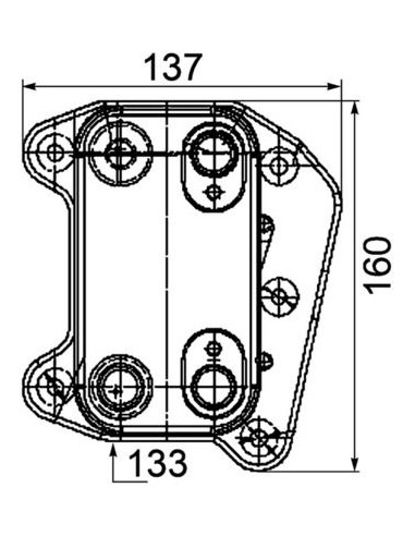 COMPATIBLE CON RADIADOR OLEO MERCEDES CLASE E...