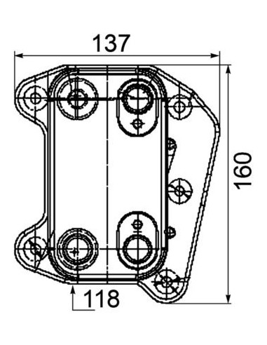 COMPATIBLE CON RADIADOR OLEO MERCEDES SPRINTER...