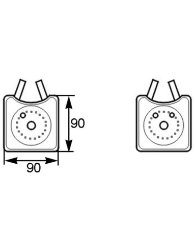 COMPATIBLE CON RADIADOR OLEO AUDI A3 A4 A6...
