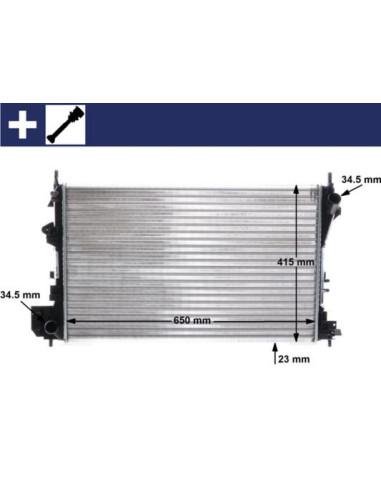 COMPATIBLE CON RADIADOR OPEELEVALUNASECTRA 1.6...