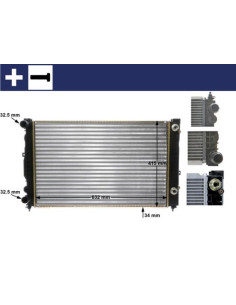 COMPATIBLE CON RADIADOR VOLKSWAGEN A4 I A6 II PASSAT...