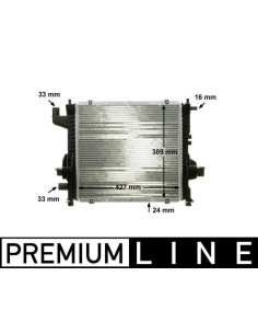 COMPATIBLE CON RADIADOR RENAULT TWINGO 1.2