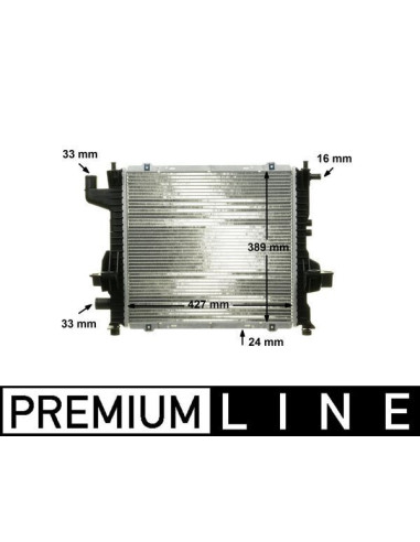 COMPATIBLE CON RADIADOR RENAULT TWINGO 1.2