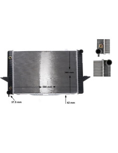 COMPATIBLE CON VOLVO 850 C70 S70 V70 I 2.0 RADIADOR