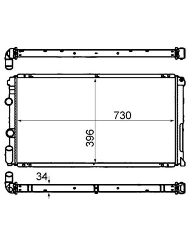 COMPATIBLE CON RADIADOR RENAU MASTER MOVANO 1.6...