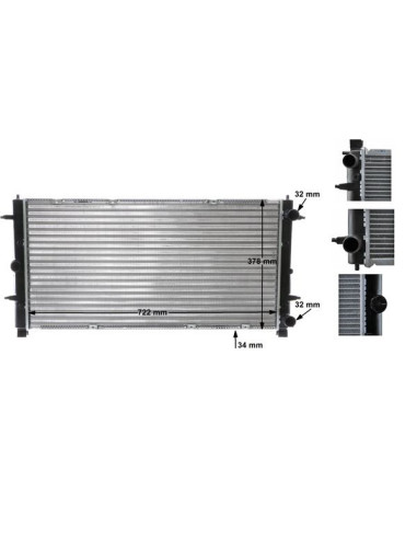 COMPATIBLE CON RADIADOR VOLKSWAGEN TRANSPORTER...