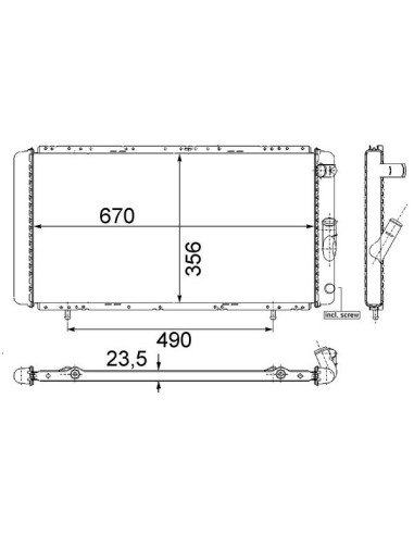 COMPATIBLE CON RADIADOR RENAULT 21 ESPEJOACE I...