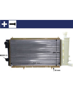 COMPATIBLE CON RADIADOR PSA C15 1.8 D