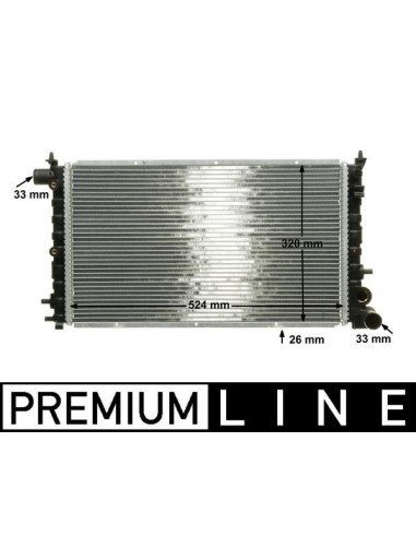 COMPATIBLE CON RADIADOR PSA 106 II SAXO 1.5 D