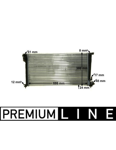 COMPATIBLE CON RADIADOR PSA 306 BERLINGO...