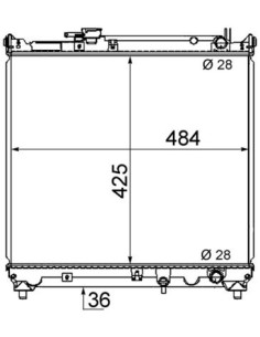 COMPATIBLE CON RADIADOR SUZUKI VITARA 1.6 16V