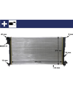 COMPATIBLE CON RADIADOR PSA 306 BERLINGO XSARA 1.8 D,TD